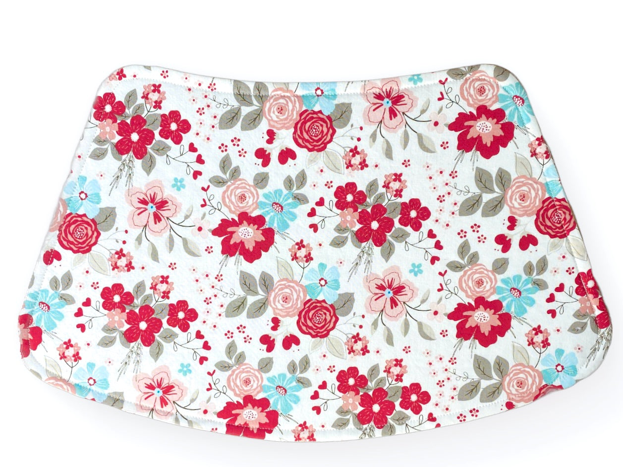 Perfect Curve Placemats, (Set of 2) - Sweetheart Blooms