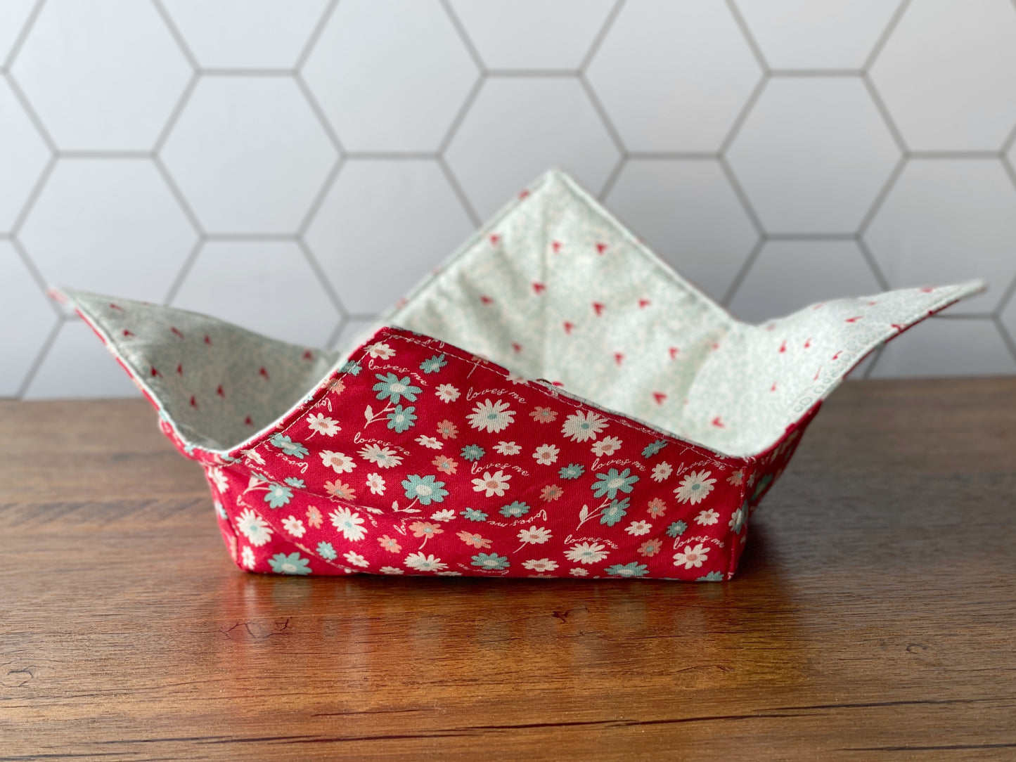 Microwave Bowl Cozy, Size M - Sweetheart Blooms