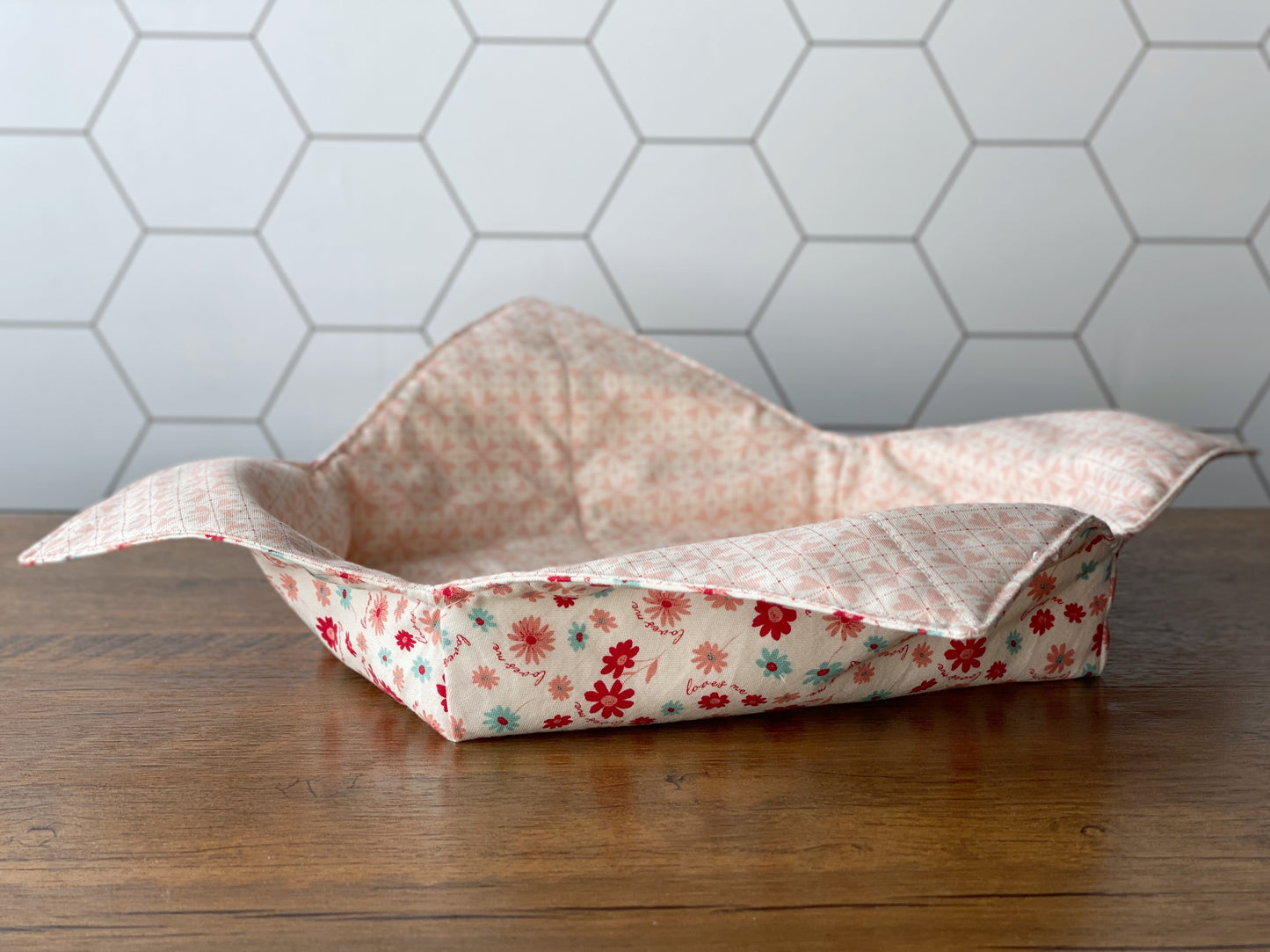 Microwave Bowl Cozy, Size L - Sweetheart Blooms