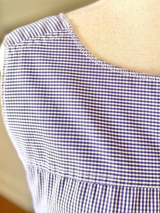 Lavender Field Cross-Back Apron