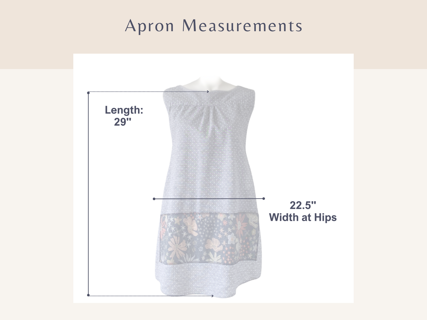1925 Cross Back Apron - Cloudberry Dot (Women's Medium)