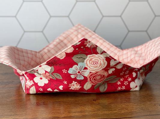 Microwave Bowl Cozy, Size L -  Sweetheart Blooms