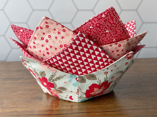 Microwave Bowl Cozy, Size S -  Sweetheart Blooms
