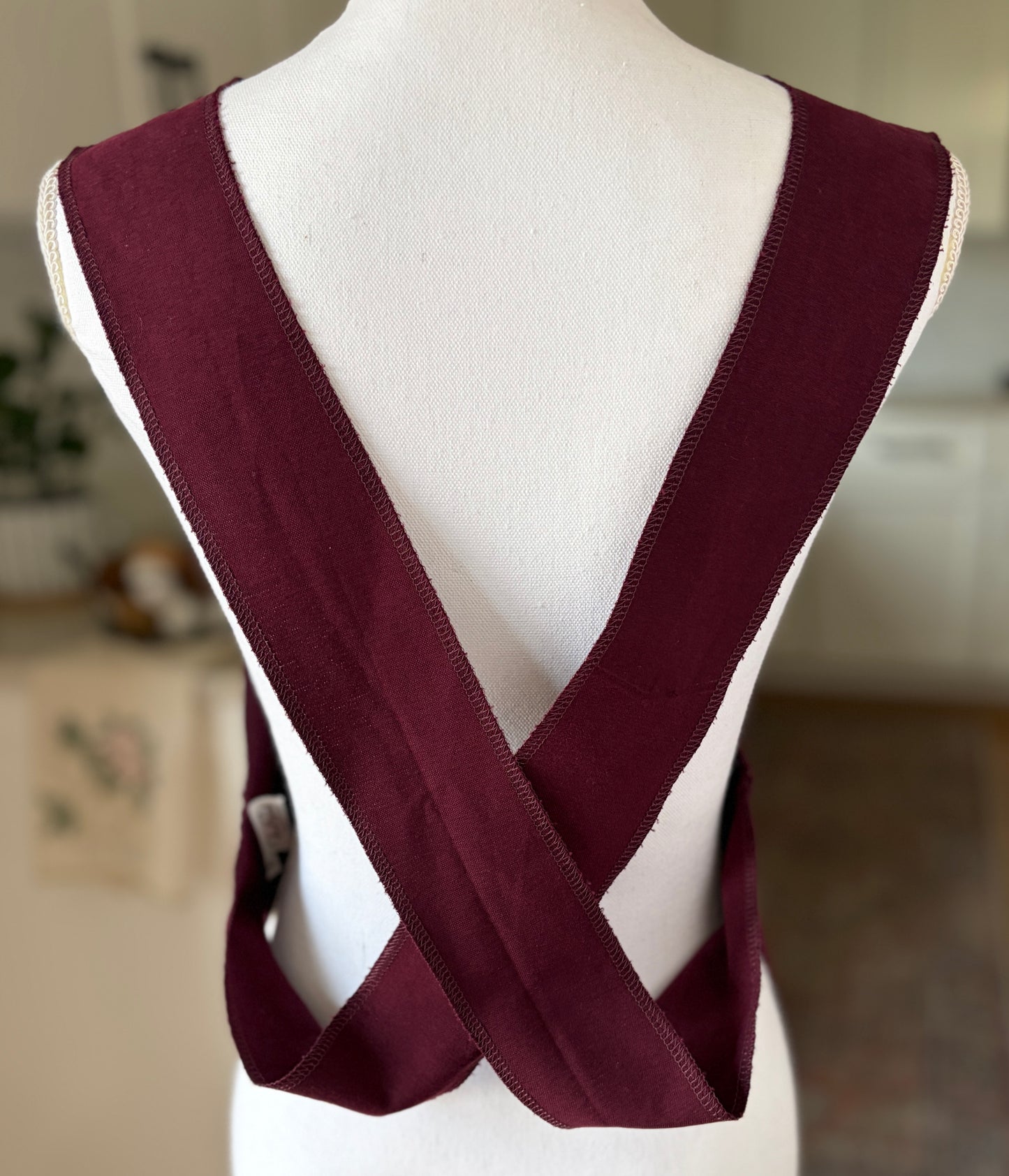 Mulled Wine Cross-Back Apron