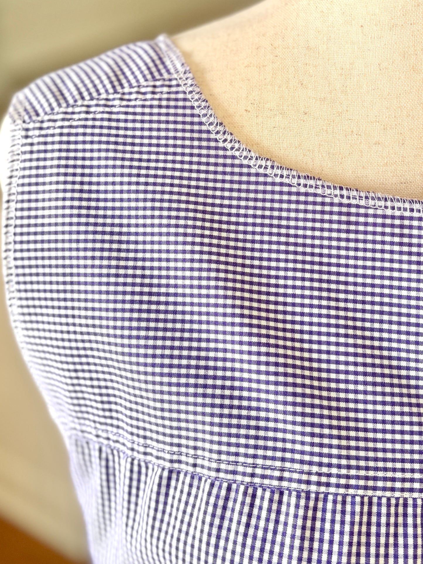 Lavender Field Cross-Back Apron