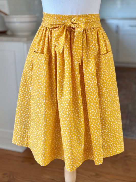 Golden Honey Meadow Waist Apron