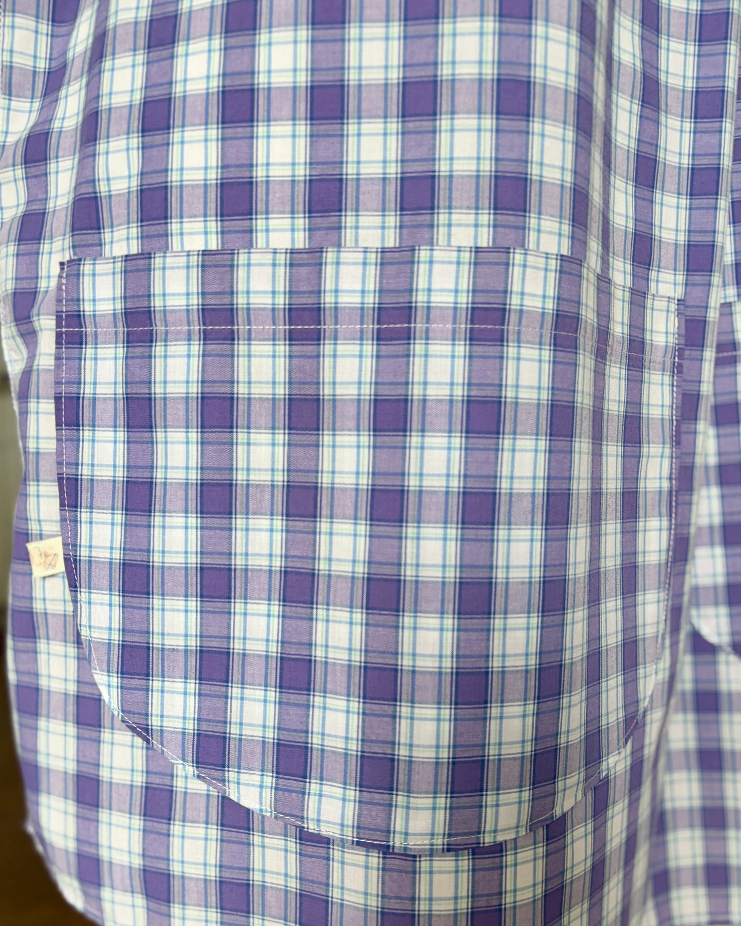 Lavender Picnic Cross-Back Apron